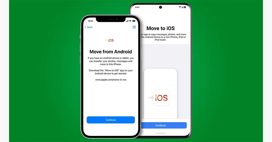 طريقة نقل البيانات من هاتف اندرويد قديم إلى ايفون جديد بسهولة وبدون فقدان الملفات