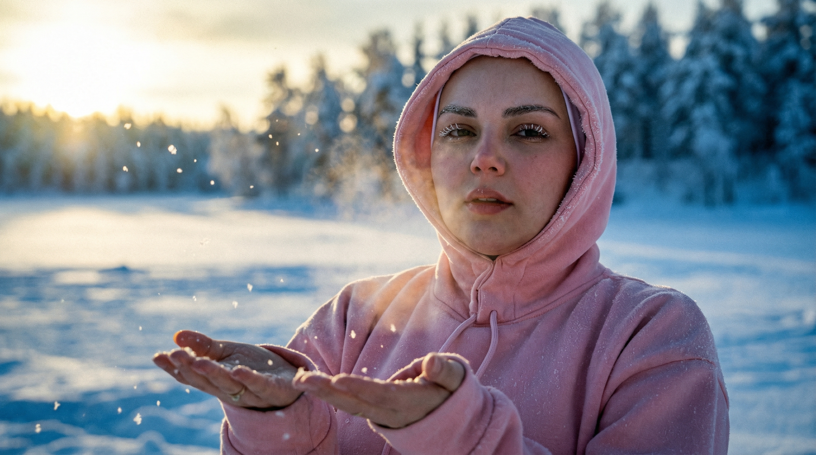 دليل احترافي لصناعة صور شتوية سينمائية بالذكاء الاصطناعي مع الحفاظ الكامل على ملامح الوجه