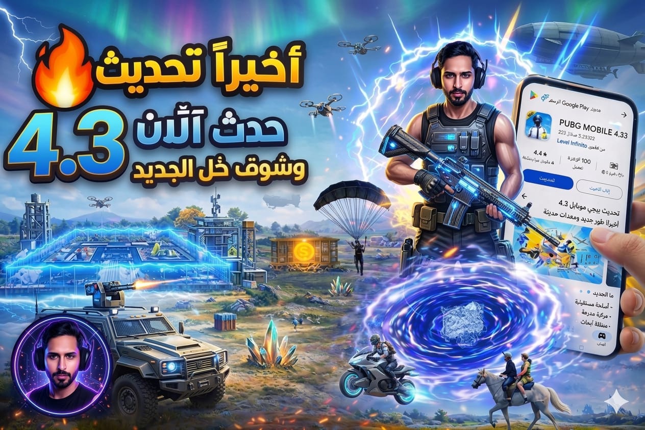 تحميل التحديث الجديد الان 4.3 لكل الأجهزة PUBG Mobile